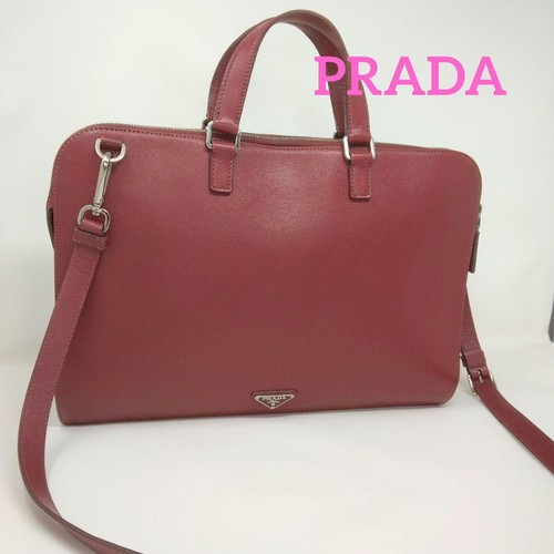 Prada saffiano leather red - prada,