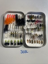 Richard Wheatley Mixed Fly Box Daddys Dry Flies Bead Heads Lures Nymphs 95 Flies