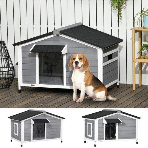Wooden dog kennel elevated - wooden,