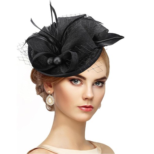 Vintage mesh veil headpiece - vintage,