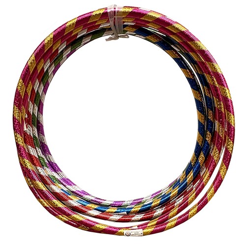10x glitter hula - 10x, 45cm