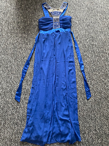 Quiz royal blue beaded - blue,