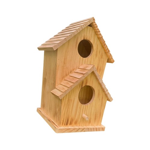 Wood bird house birdhouse - wood,