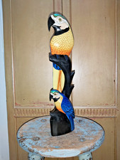 HAND CARVED WOODEN PAINTED