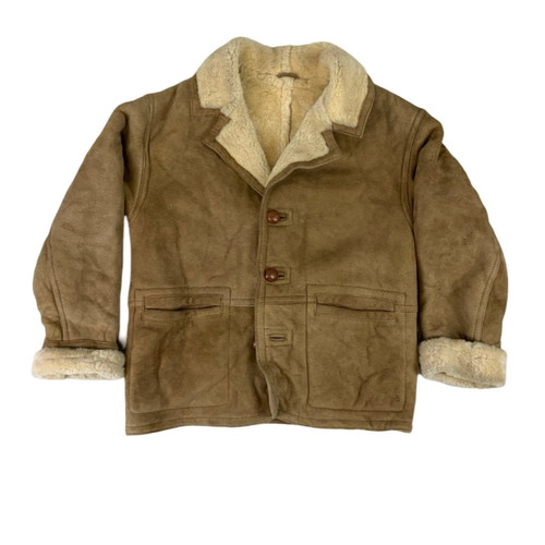 Vintage mens tan - mens, shearling