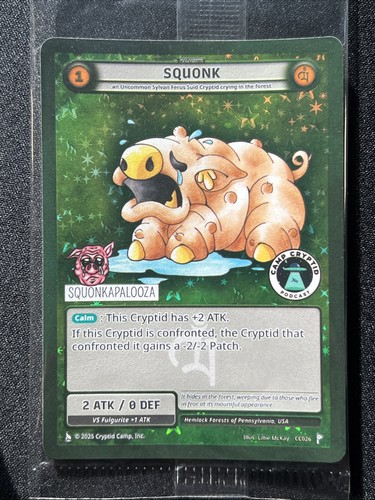 Cryptid camp tcg squonk holo - camp,
