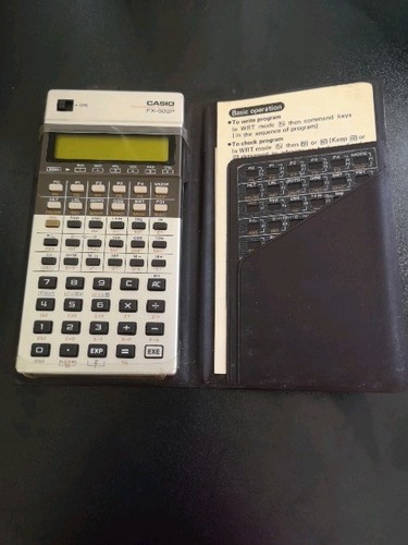 Casio 502p programmable - casio,