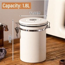 Airtight Stainless Steel Container Sealed Coffee Bean Tea Storage Jar Coffee Tea
