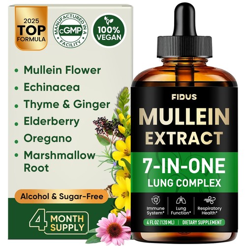 Mullein drops for lungs - drops, &