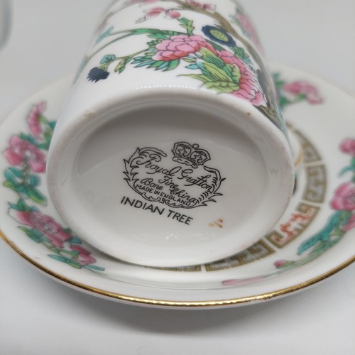 Indian tree cup and saucer - cup,