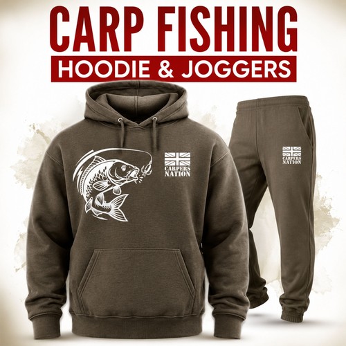 Carpers nation fishing hoodie - fishing,
