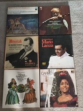 JOB LOT OF 12 CLASSICAL VINYL RECORD BOX SETS BACH VERDI MOZART etc. FREE UK P+P
