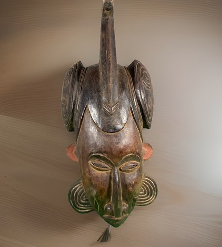 Authentic african art wood - african,