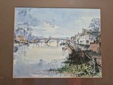 Bewdley on River Severn framed print -John H Instance signed