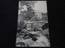 Menai Bridge at LLandegfan Mill Postcard Bangor Anglesey - 110969