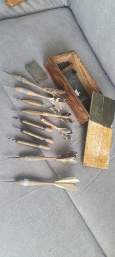Antique darts sets lot - antique, in