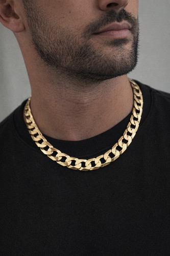 9ct solid gold men - solid,