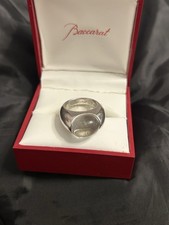Baccarat silver and clear