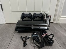 Sony PlayStation 3 PS3 60GB CECHC03 Backward Compatible⭐️2 CONTROLLER⭐️BUNDLE⭐️