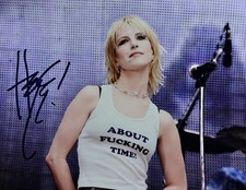 Hayley Williams / Sing Paramore Rock About Time Signed Autograph 8x10 Photo COA