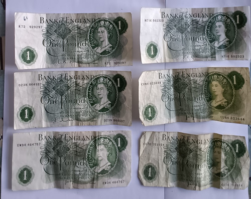 Six old 1960 - /1970s, one