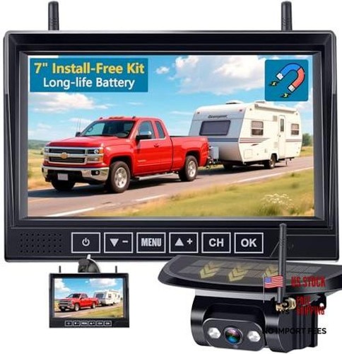 Magnetic backup camera - rv,