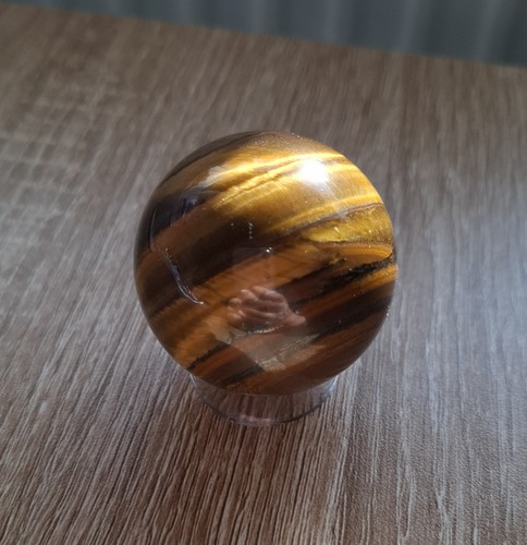 Tiger eye crystal sphere - eye,