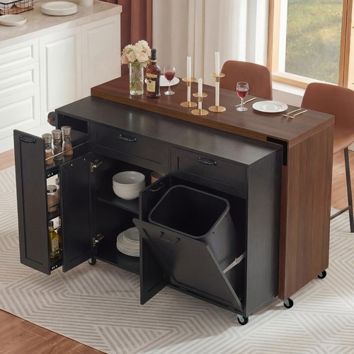 102 rolling kitchen - 102.3", island