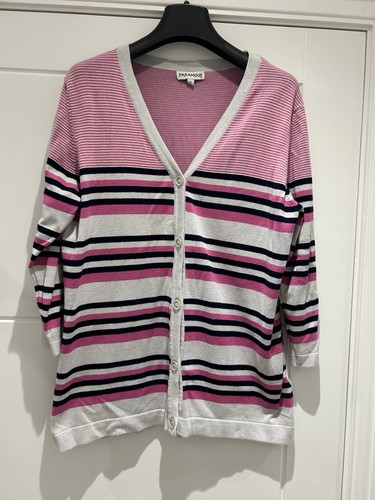 Paramour striped cardigan top - striped,