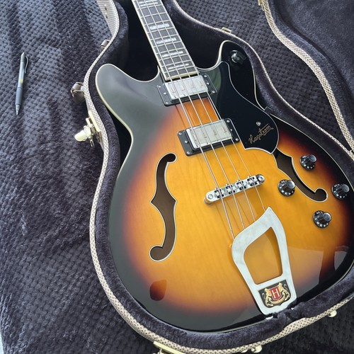 Hagstrom semi bass guitar - a,