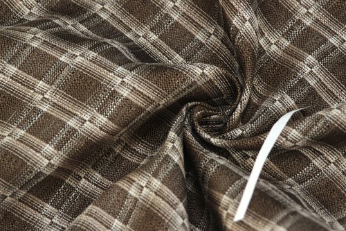 100 silk grey plaid - 100%silk,