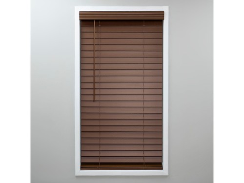 Eclipse 2in faux wood blinds - faux,