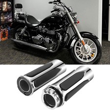 For Triumph America EFI Chrome 1" 25mm Motorcycle Motorbike Handlebar Hand Grips
