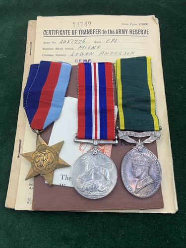 Ww2 medal pair - ww2,