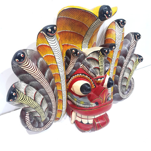 Vintage hand carved mask sri - hand,