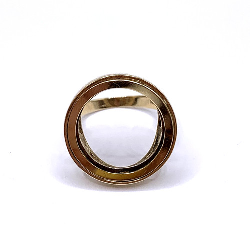 Half sovereign mount ring - sovereign, 9ct