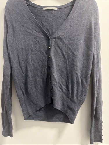 Wool blend navy grey - wool, navy/grey
