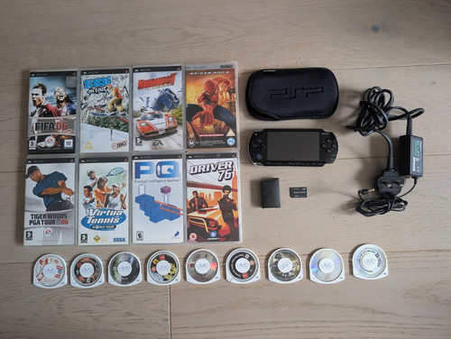Sony psp with soft case - sony,