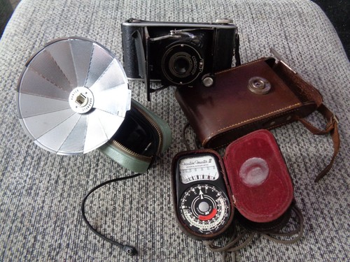 Vintage camera equipment - vintage,