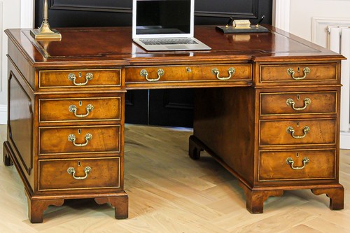Large antique solid mahogany - large,