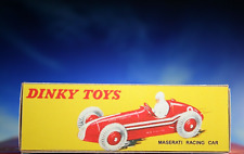 Maserati Racing Car 23n for diecast Dinky box - reproduction