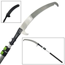 3m Telescopic Tree Pruner Saw - Extendable Pole for Easy Branch Cutting