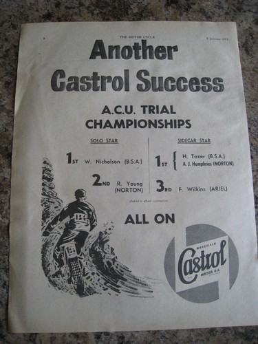 Castrol success acu trials - castrol,