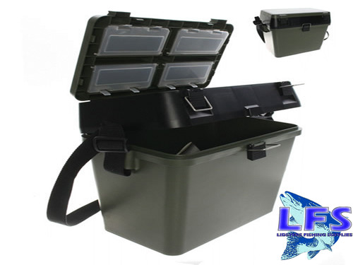 Compact seat and - tackle, box