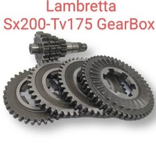 LAMBRETTA SX 200 JET 200 TV 175 COMPLETE GEARBOX NOISELESS - HIGHER PERFORMANCE