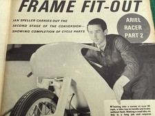 ARIEL ARROW RACER PERIOD 1960s MOTORCYCLE ARTICLE PART Two