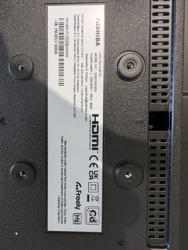 32kwv2553db toshiba lcd colour - 32kwv2553db,