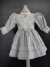 Dress Silk Blue for Antique or