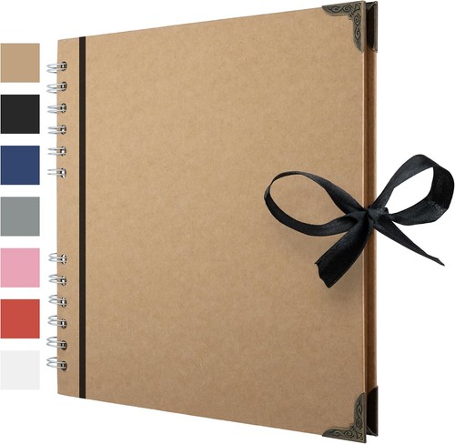 Page kraft scrapbook album - scrapbook,