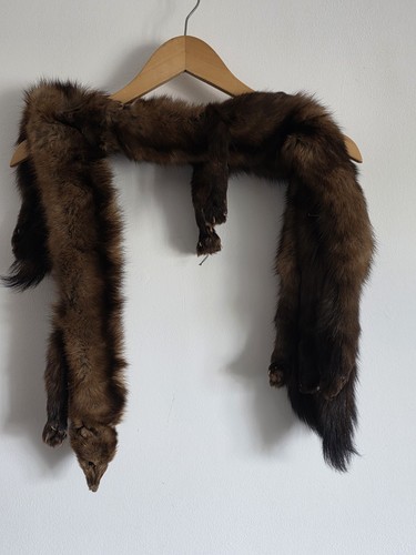 Vintage pelt mink stole - mink,